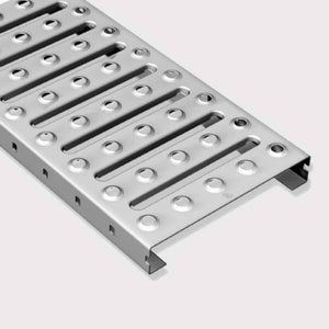 Rustfri profil / trin platform