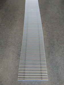 Konvektorrist i eloxeret aluminium