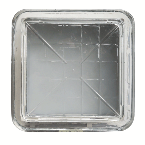 Stor glassten med plast ramme