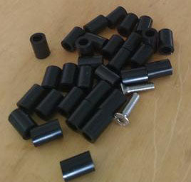 100 stk afstandsstykker 6/10/20mm i plast